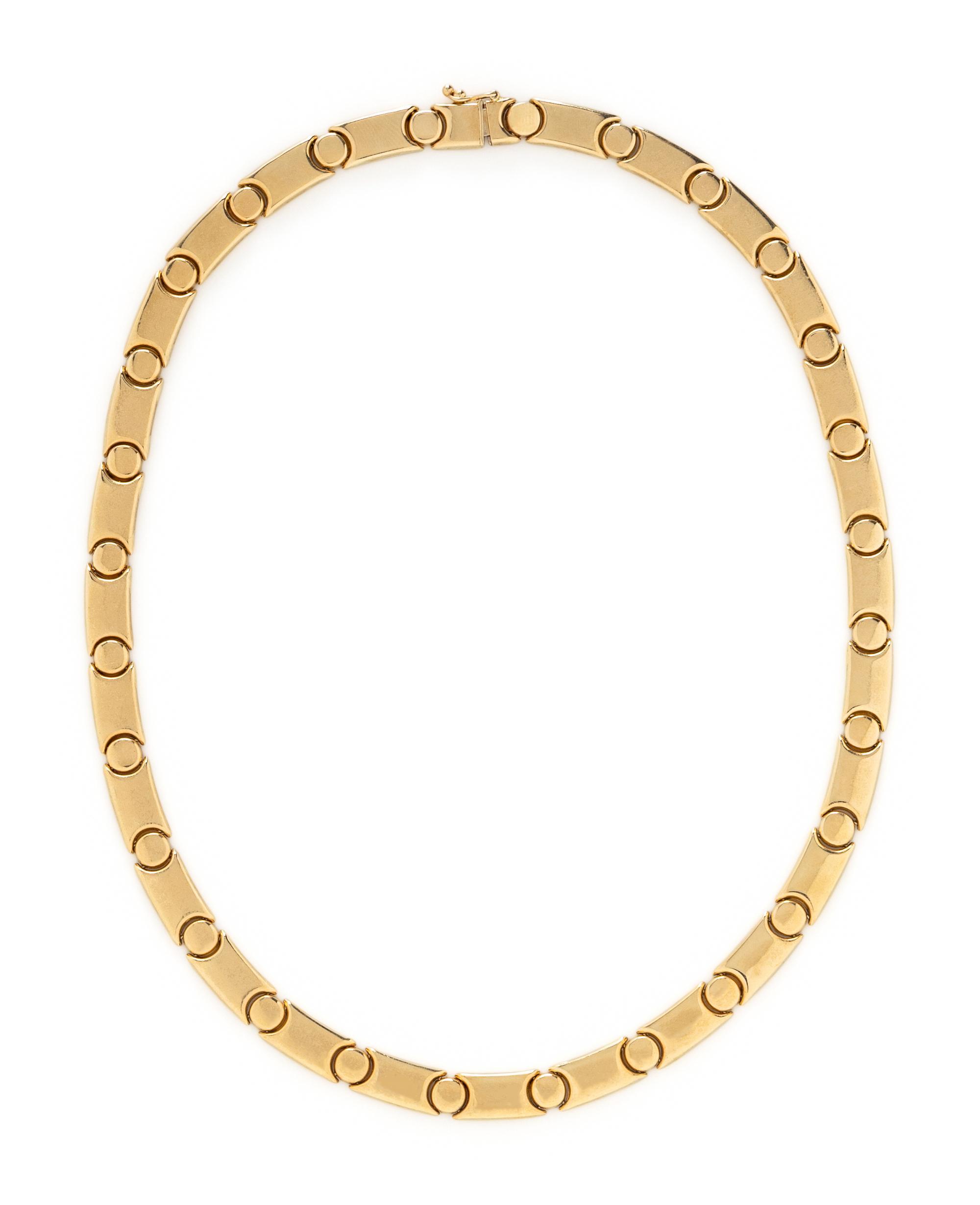 COLLECTION OF YELLOW GOLD NECKLACES