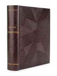 [BINDINGS] -- [ART DECO]. GIONO, Jean (1895-1970). Un de Baumugnes . [Paris]: Les Bibliophiles de l'Amérique Latine, 1930.