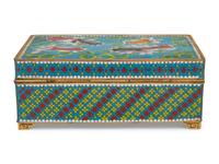 A Chinese Cloisonné Table Casket
