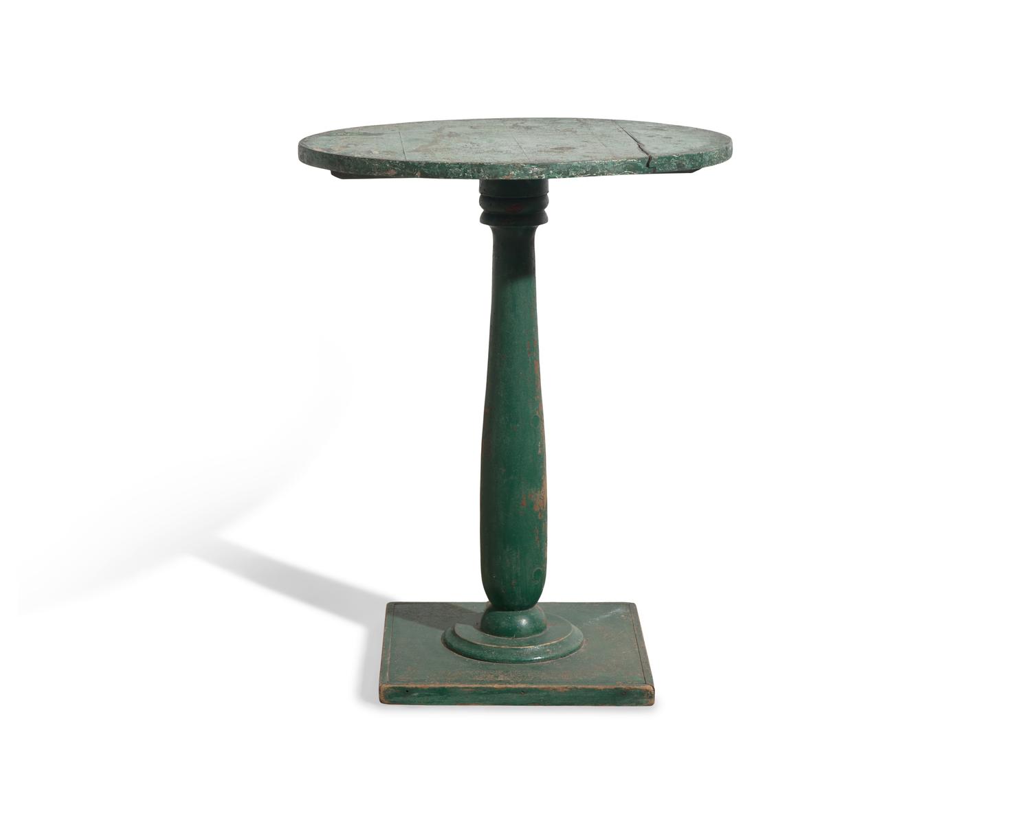 A Green-Painted Stand