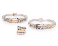La Nouvelle Bague, Collection of Sterling Silver and Yellow Gold Jewelry