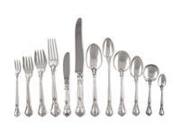 An American Silver Flatware Service