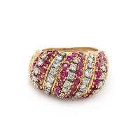 RUBY AND DIAMOND RING