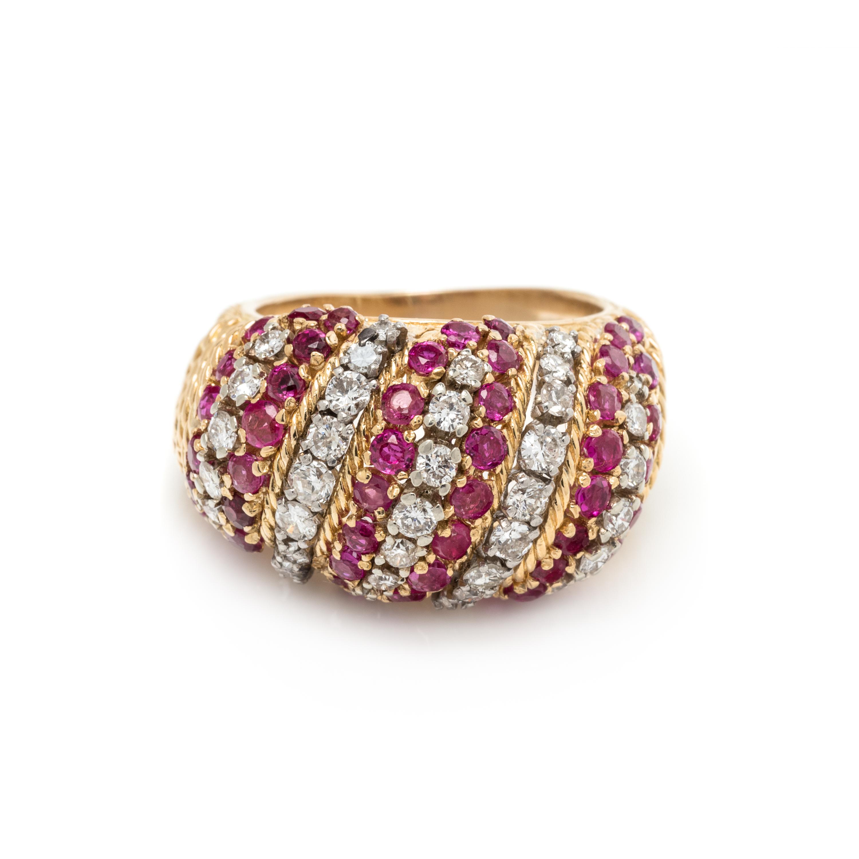 RUBY AND DIAMOND RING