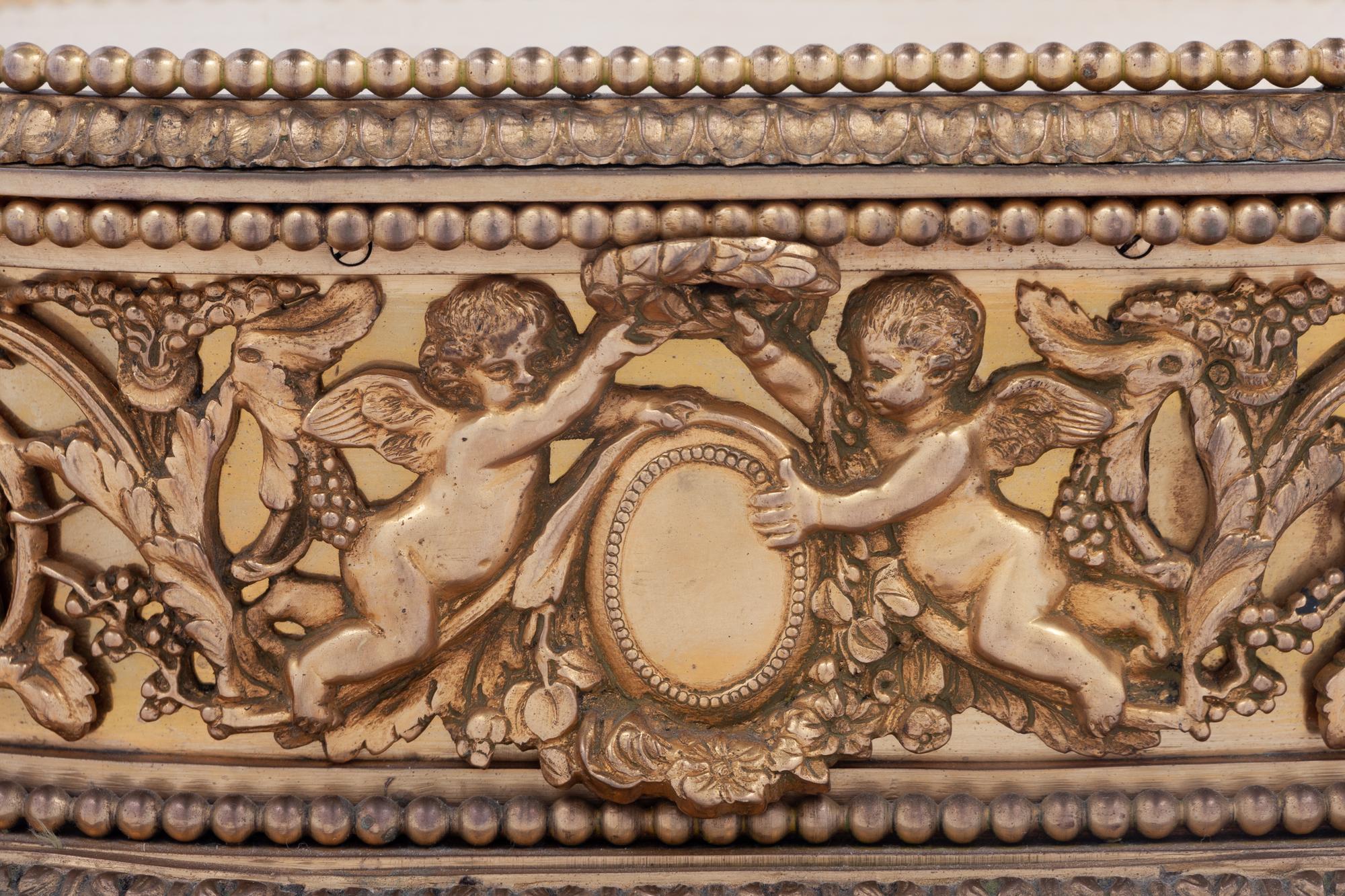 A Group of Three P.E. Guerin Gilt Bronze Garniture Stands