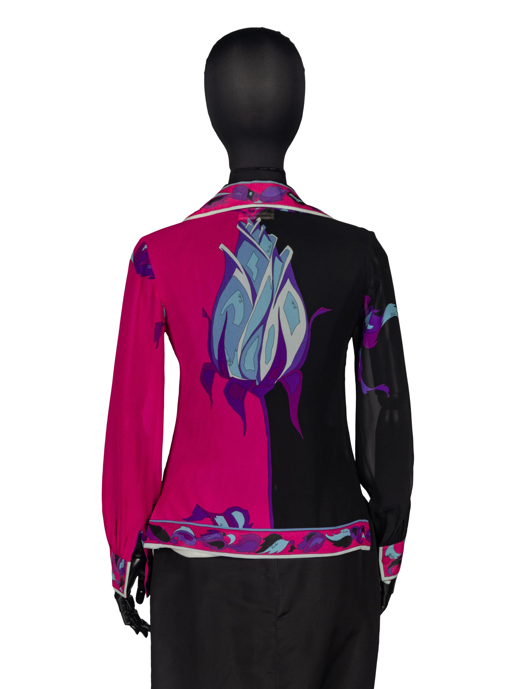 Emilio Pucci Tulip Blouse, 1960s