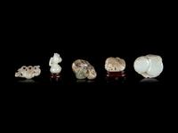 Five Chinese Jade Carvings