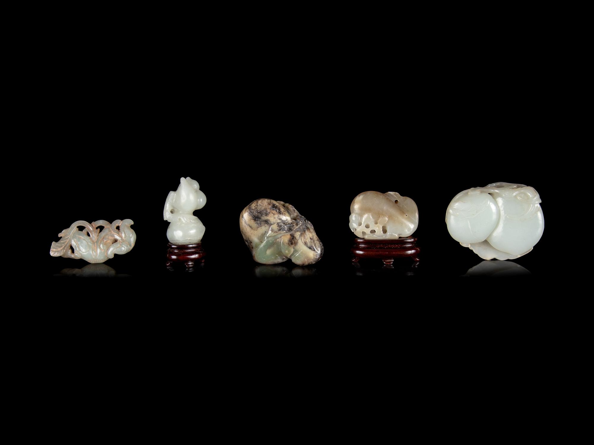 Five Chinese Jade Carvings
