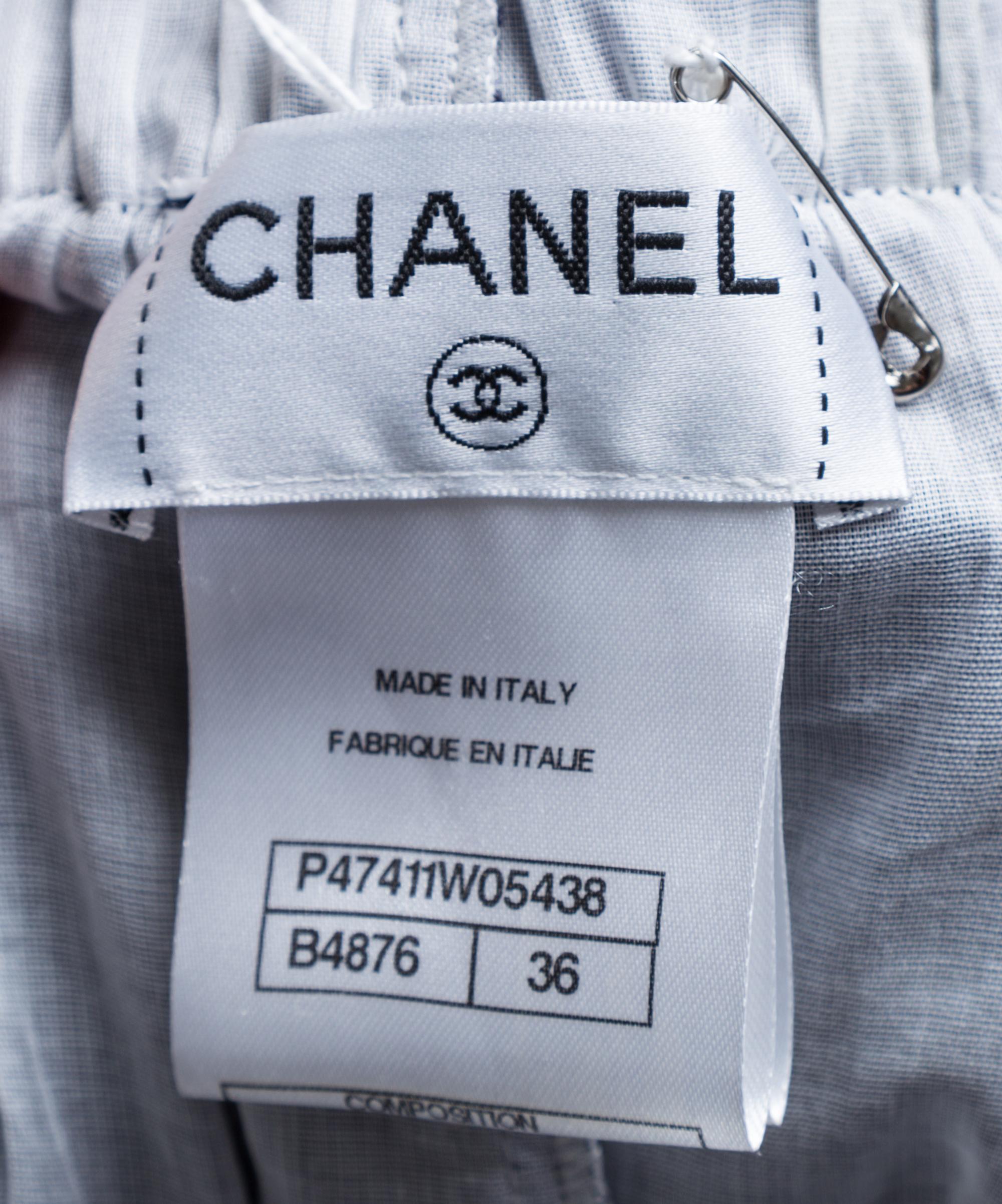 Chanel Navy Lace Shorts, 2000s Size label: 36