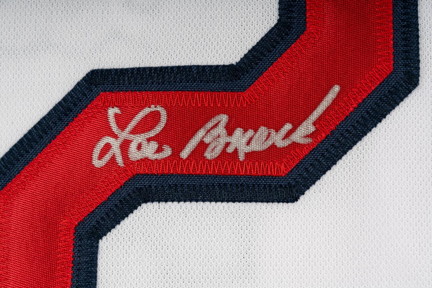 A Lou Brock Signed Autograph St. Louis Cardinals Jersey Display (JSA Sticker)