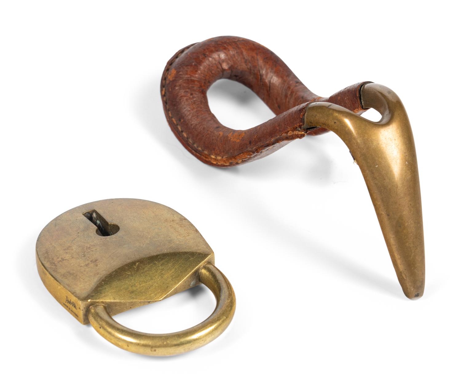 Pipe Rest and Lock Form Paper Weight, c. 1950 Austria