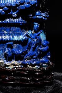 A Lapis Lazuli Model of a Pagoda