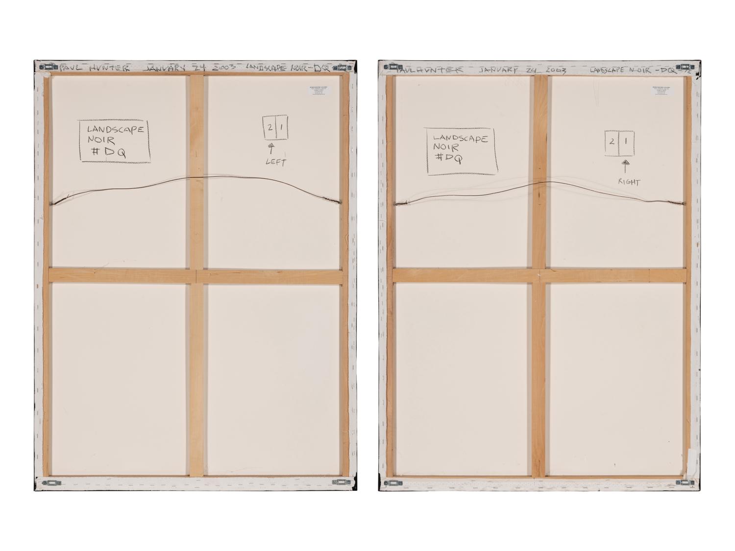 Landscape Noir , 2003 (diptych)