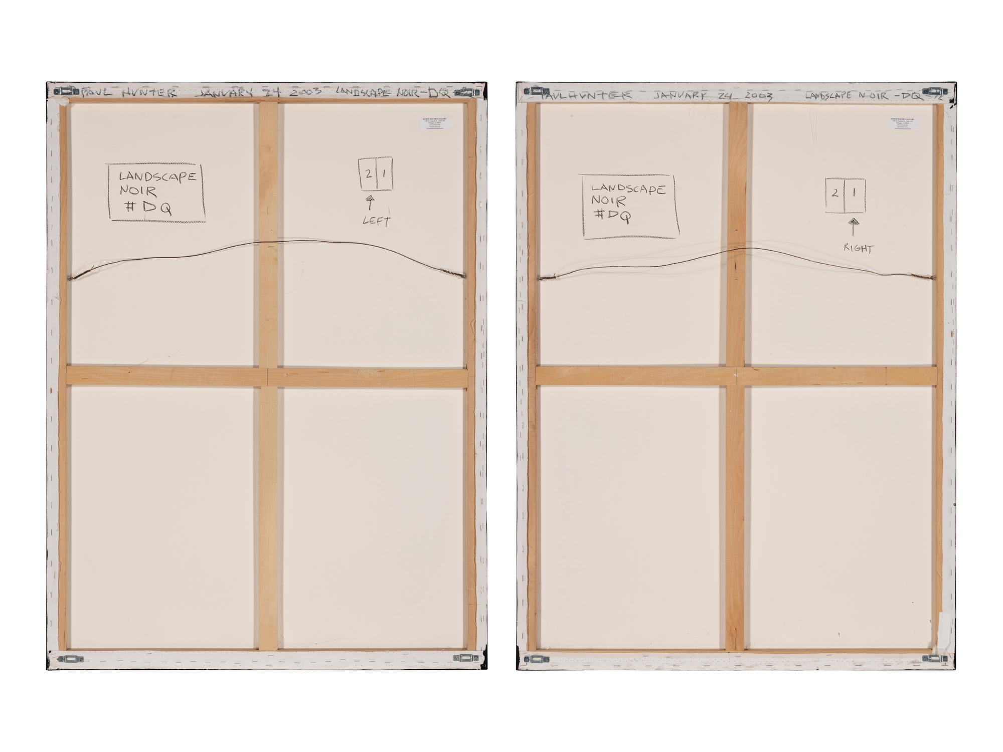 Landscape Noir , 2003 (diptych)