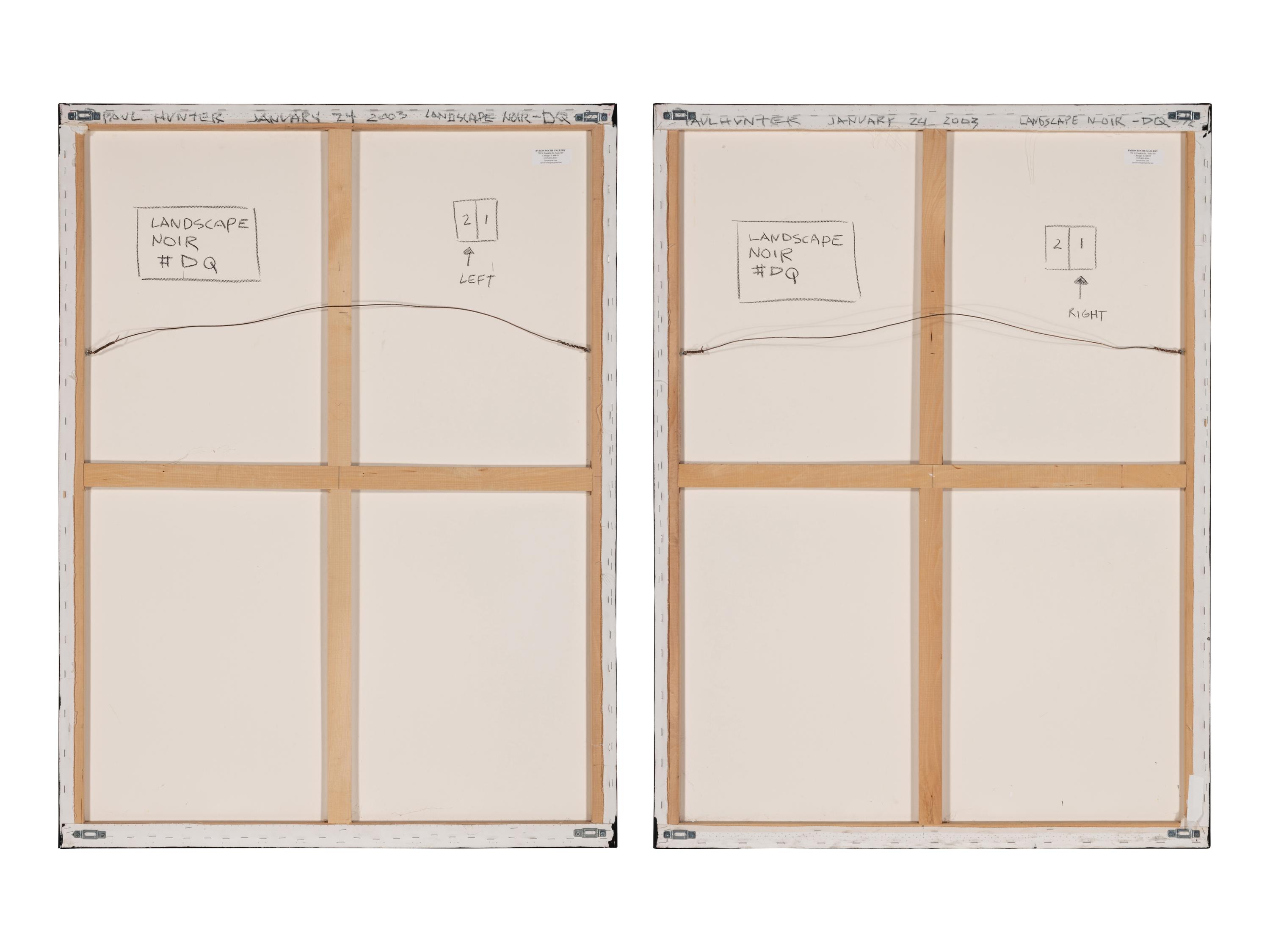 Landscape Noir , 2003 (diptych)