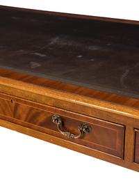 A George III Style Mahogany Library Table