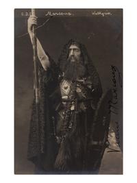 [19TH AND 20TH-CENTURY OPERA SINGERS]. A group of 6 photographs, cabinet photographs, cartes de visite, or photographic postcards of opera singers from the 1890s-1900s, most signed, comprising images of: