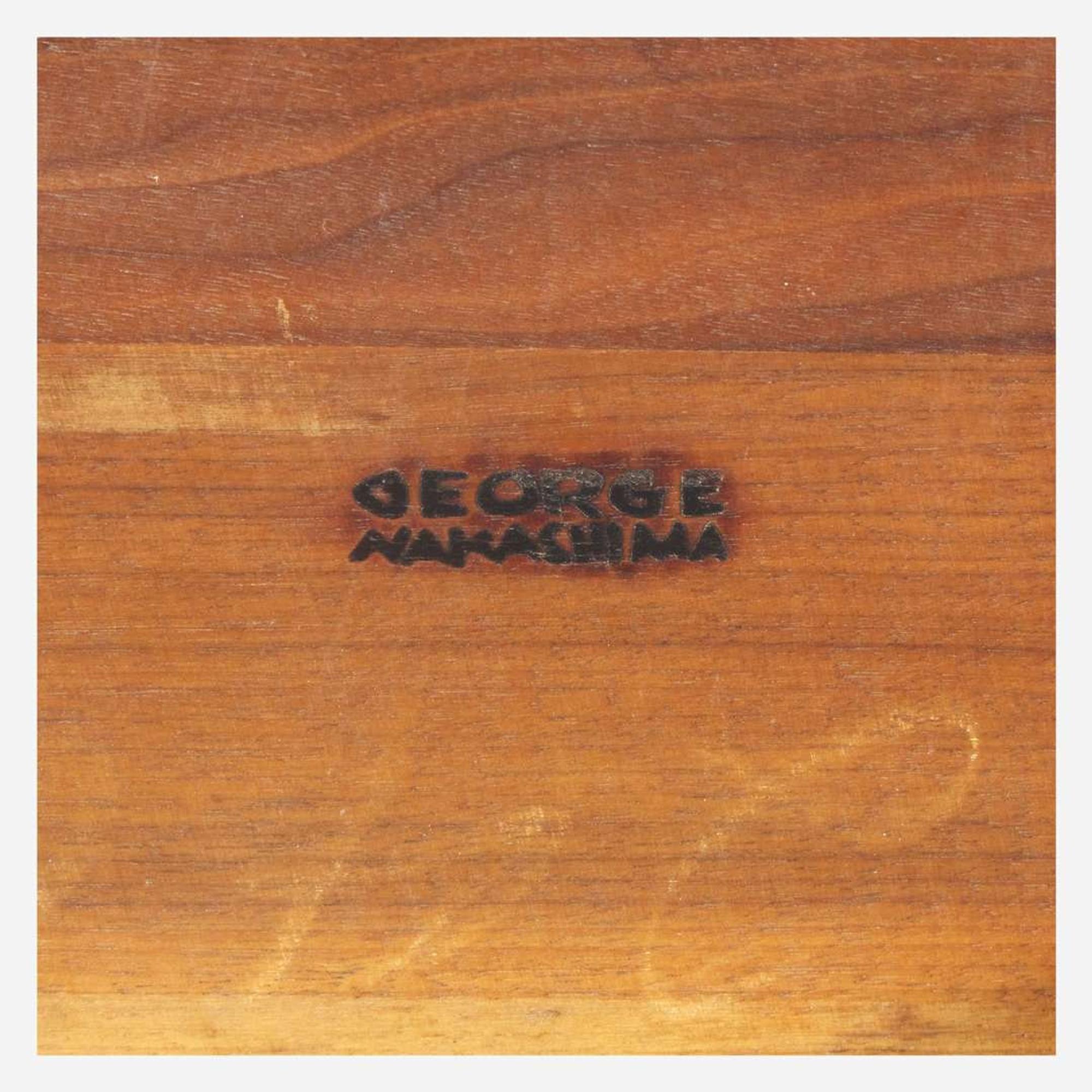 George Nakashima (American, 1905-1990) "Origins" Side Table, Model No. 240, Widdicomb, Grand Rapids, Michigan, circa 1960