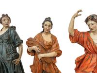 A Set of Polychrome-Decorated Terracotta Figures of the Four Seasons