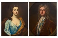 Portraits of Mr. & Mrs. John Hornor (a pair)
