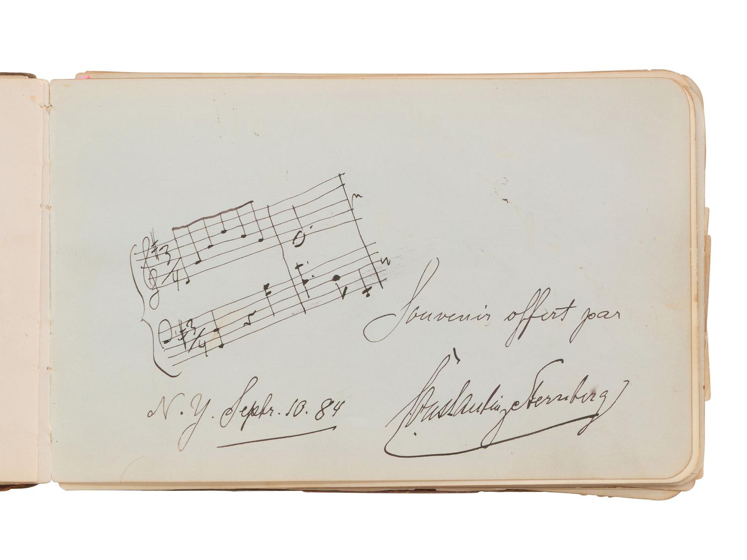 [Theater] Autograph Album, ca. 1881