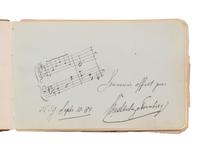 [Theater] Autograph Album, ca. 1881