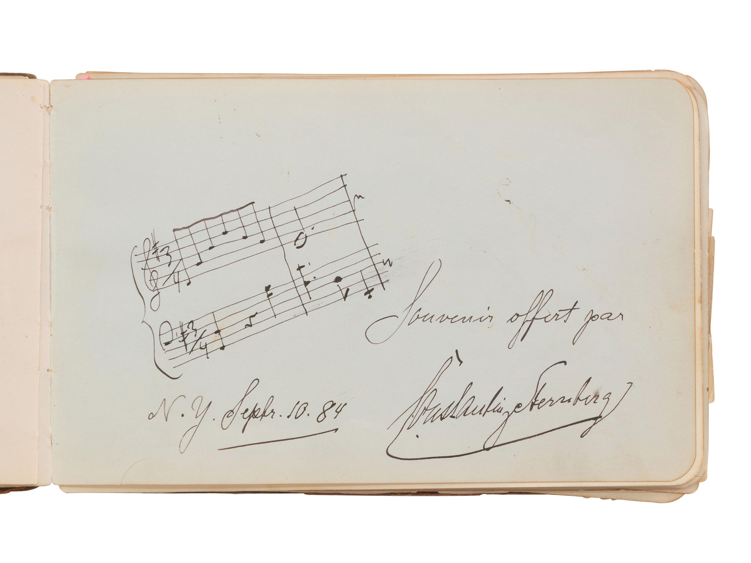 [Theater] Autograph Album, ca. 1881