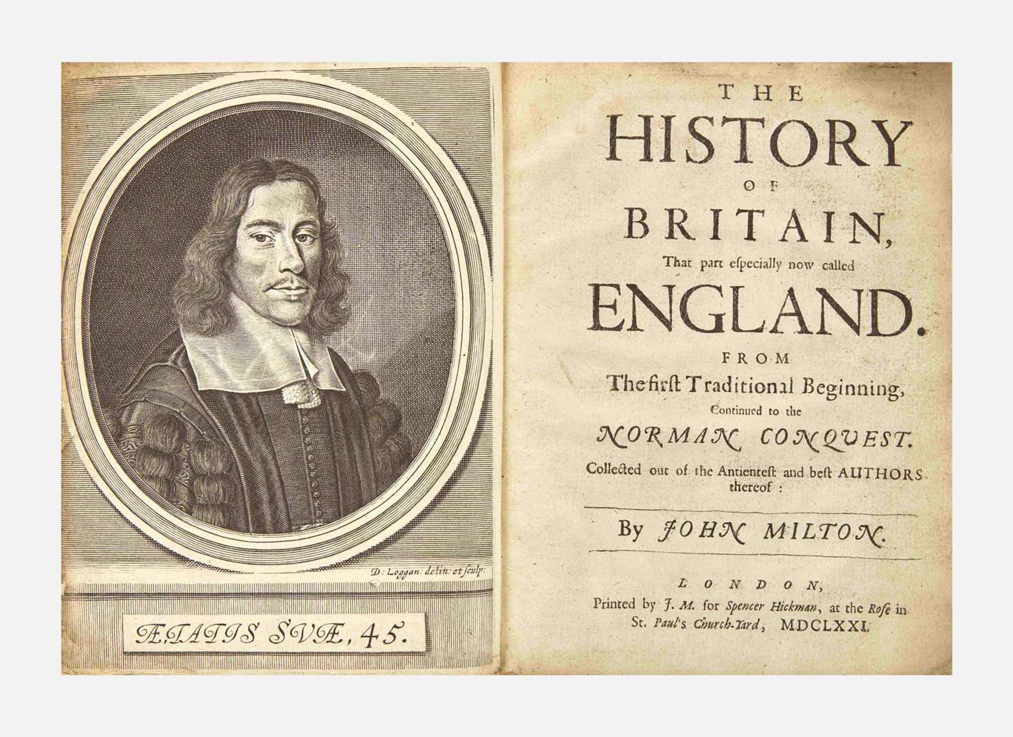 [British Isles] Milton, John: The History of Britain...