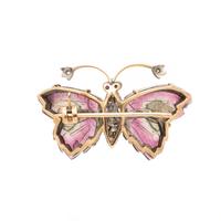 MULTIGEM BUTTERFLY BROOCH