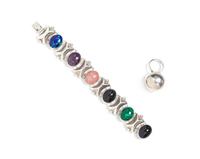 A Collection of Sterling Silver and Multi Gem Jewelry, Taxco, 57.60 dwts.