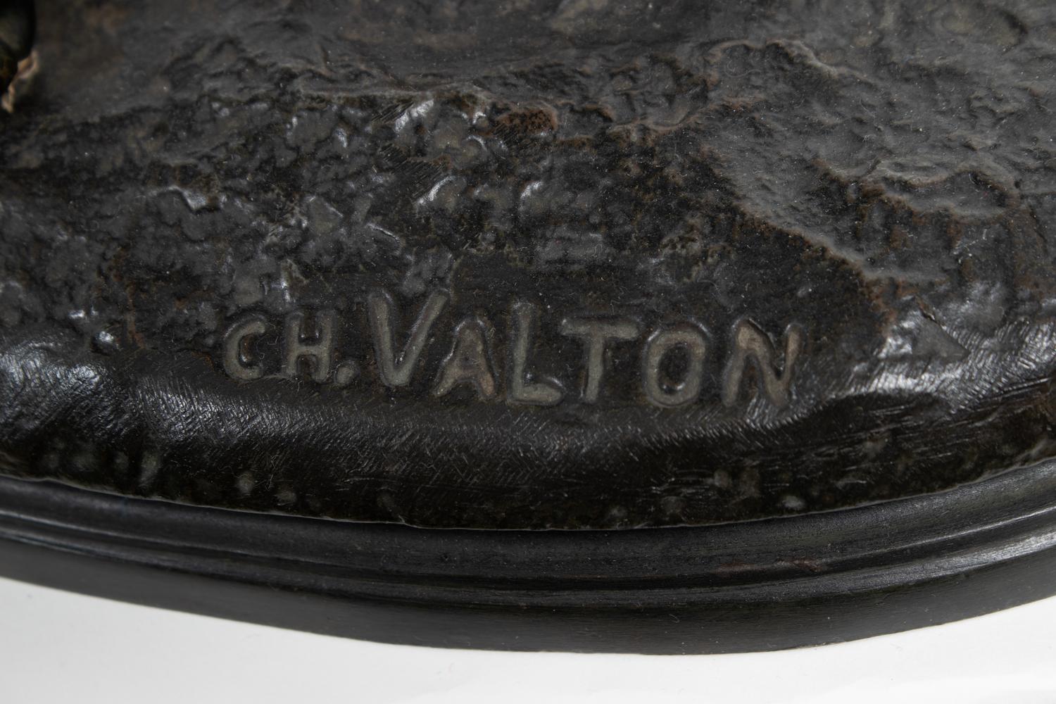 Charles Valton, Deux Chevaux, metal.