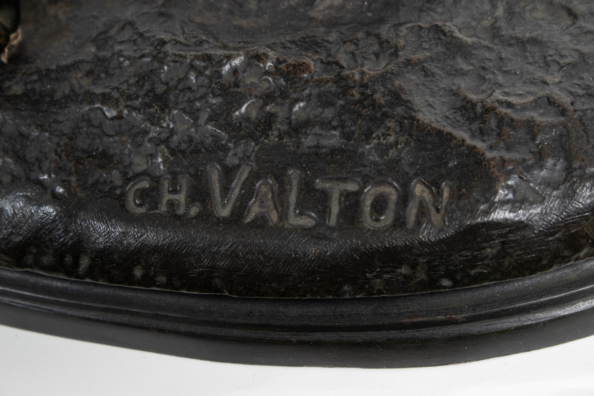 Charles Valton, Deux Chevaux, metal.