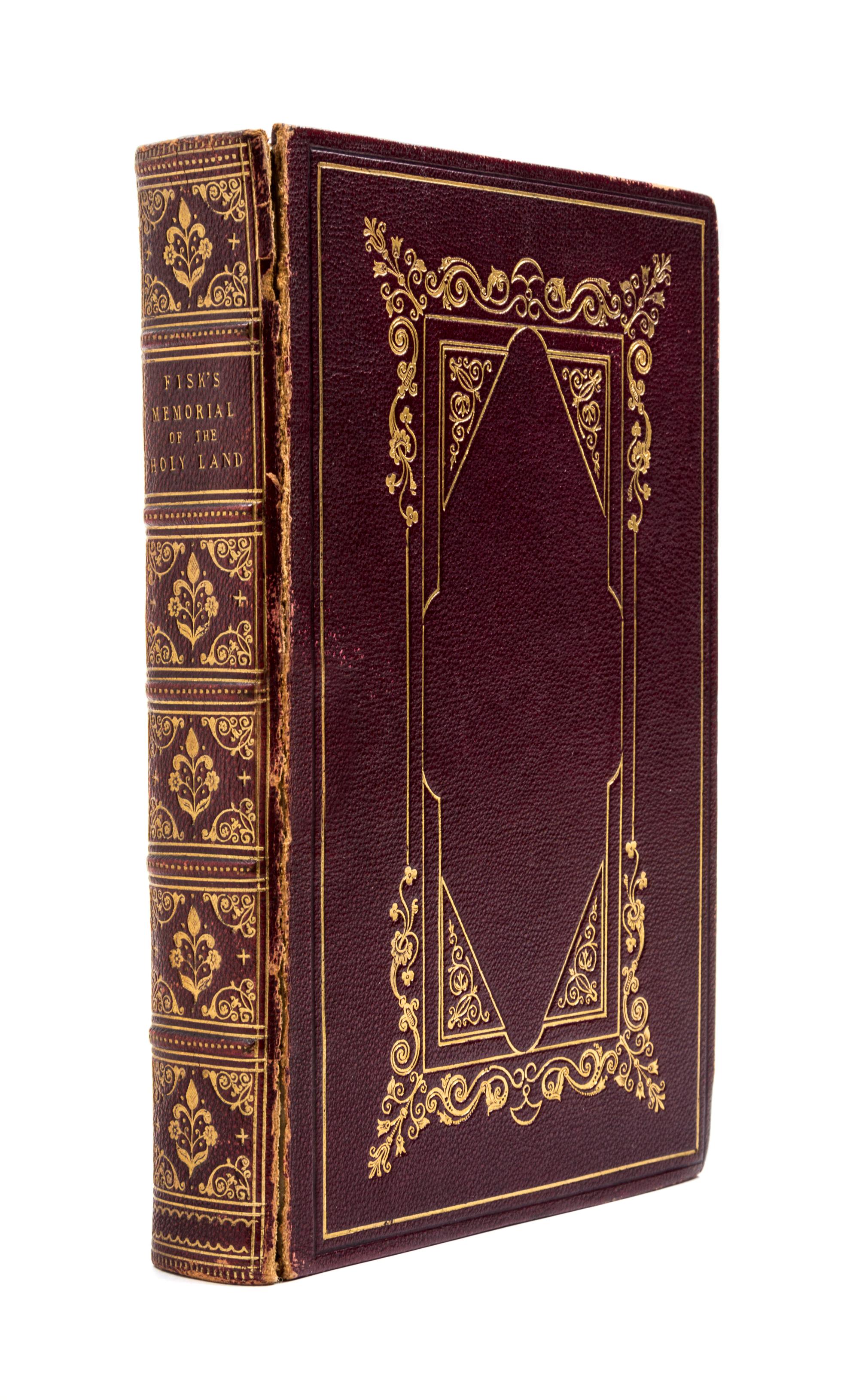 (FORE EDGE PAINTING) FISK, GEORGE, REV. A Pastor's Memorial. London, 1847. With fore edge painting of Venice.