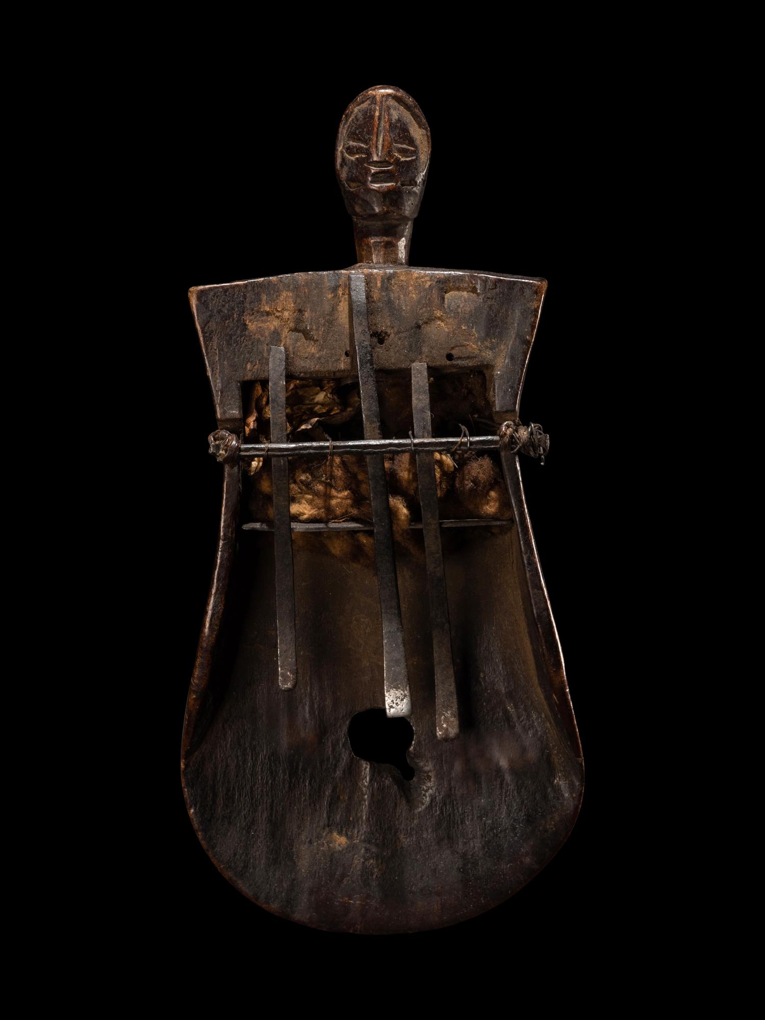 An African Wood Finger Harp