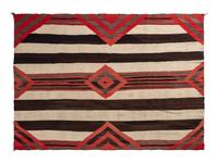 Navajo Third Phase Pattern Blanket / Rug