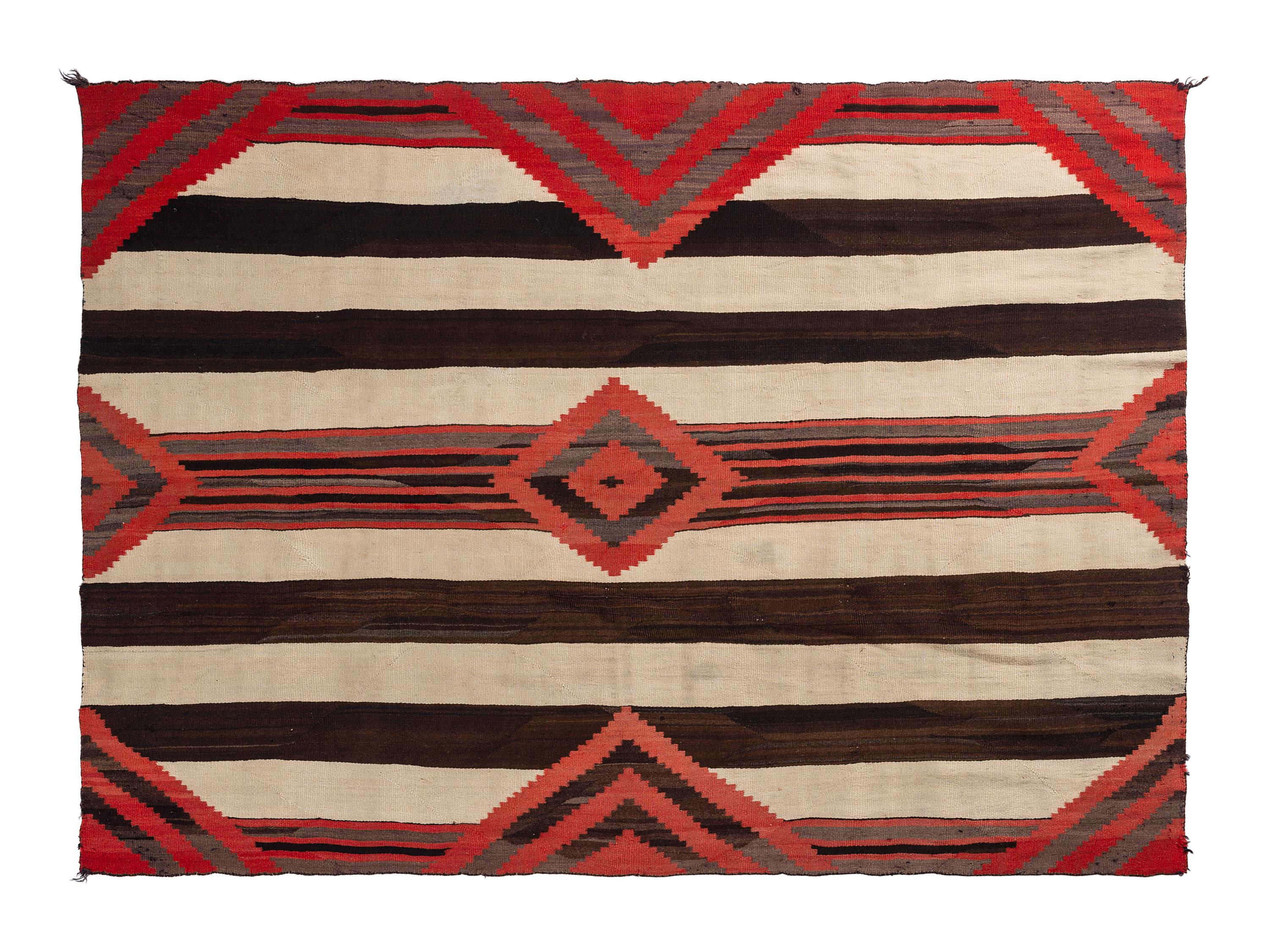 Navajo Third Phase Pattern Blanket / Rug