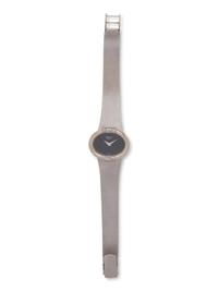 CHOPARD, 18K WHITE GOLD AND DIAMOND WRISTWATCH