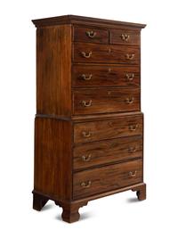 A George III Mahogany Chest-on-Chest