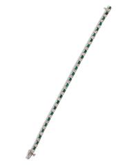 EMERALD AND DIAMOND BRACELET