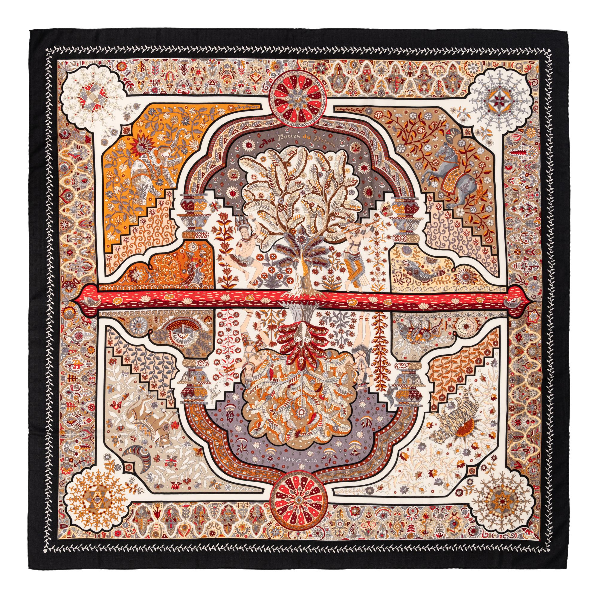 Hermès 140cm Cashmere/Silk Scarf