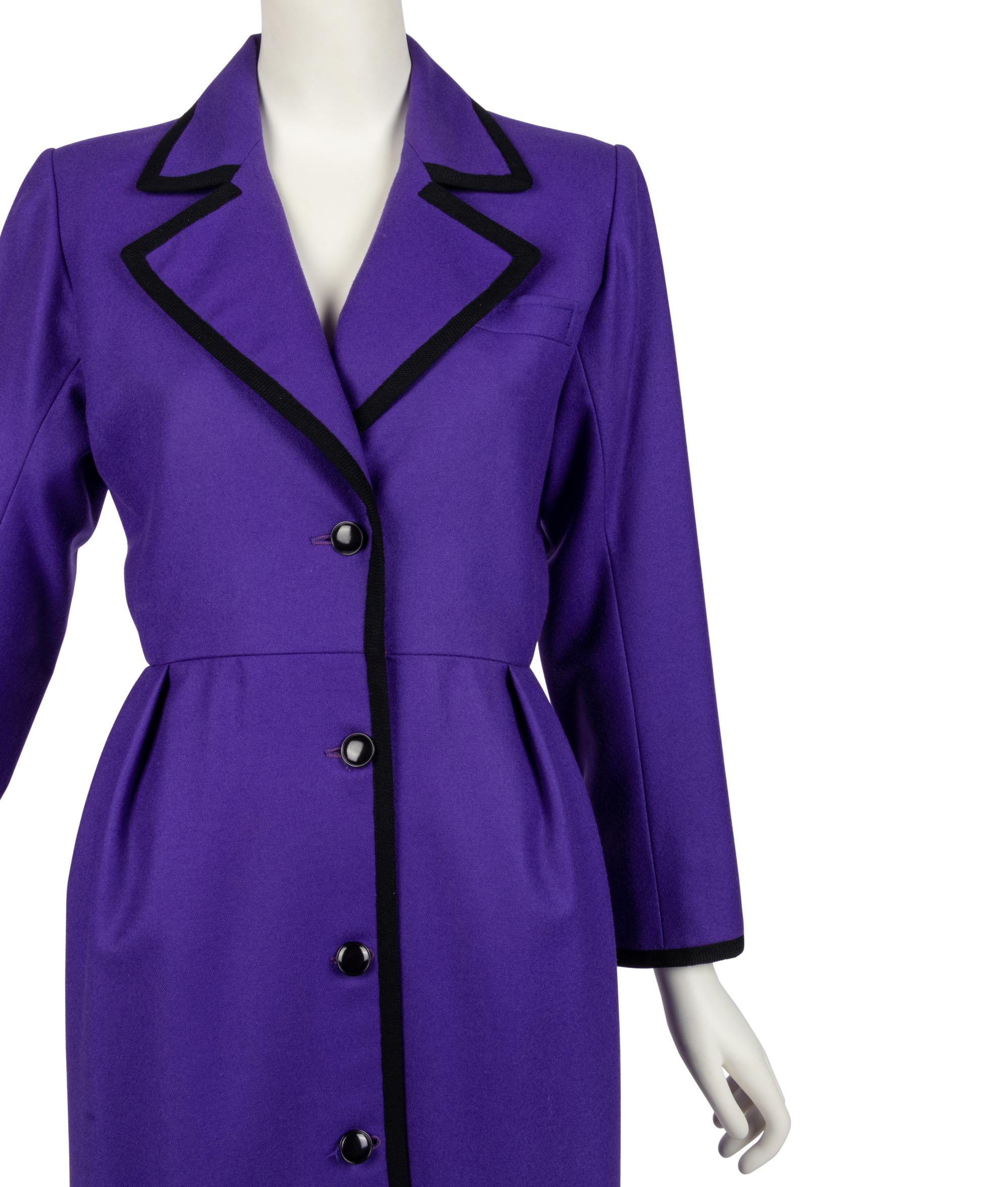 Saint Laurent Rive Gauche Coatdress, 1983