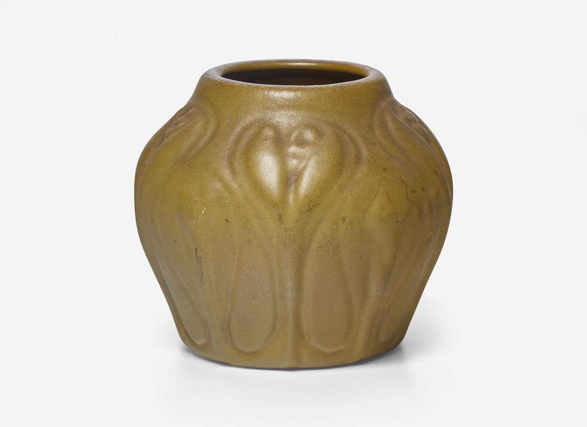 Van Briggle Pottery, Early Vessel with Crocuses