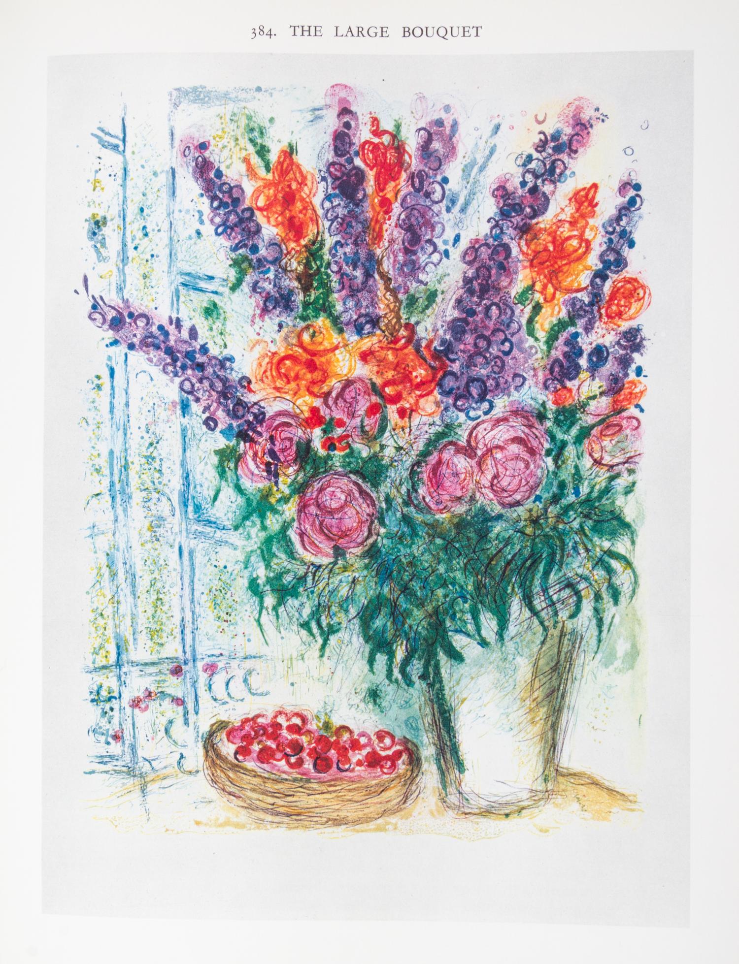 (CHAGALL, MARC) MOURLOT, FERNAND. Chagall lithograph III. Boston, (1969). Original litho. dj and frontispiece.