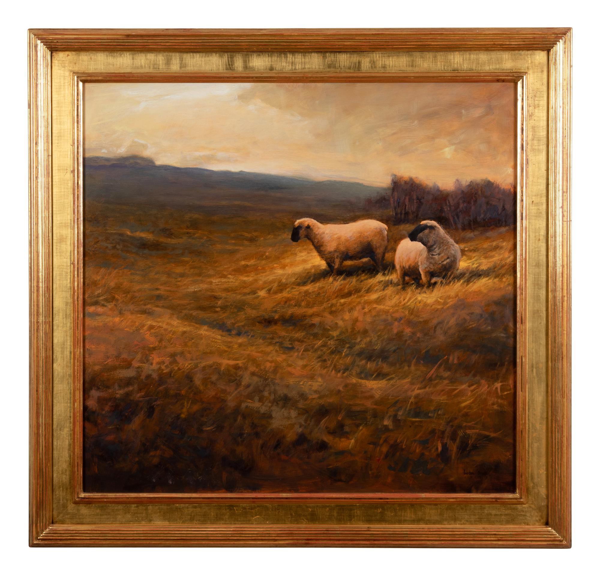 Sheep in a Grassy Field
