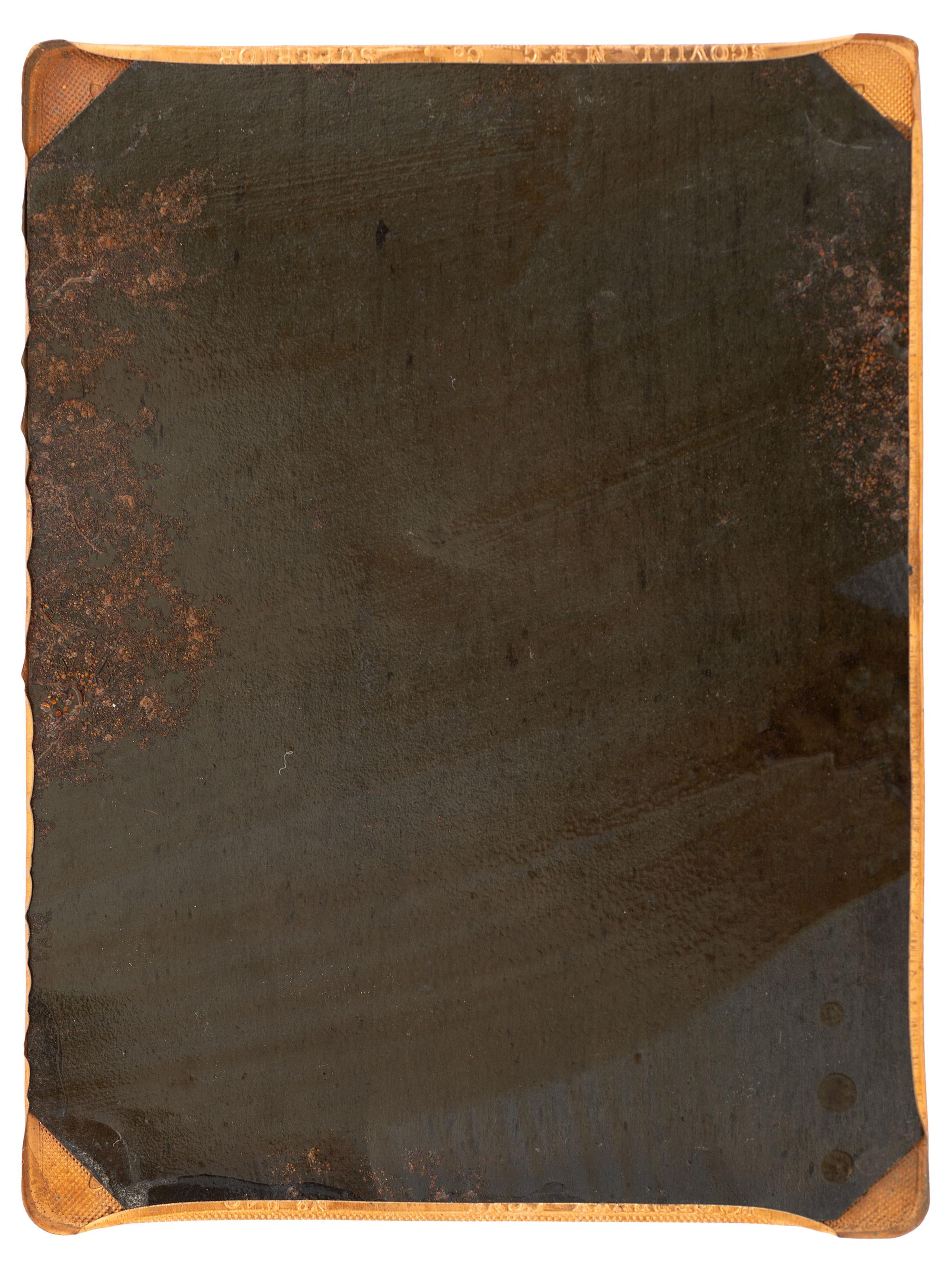 [CIVIL WAR]. Quarter plate hand-tinted tintype of a member of the Pioneer Corps .