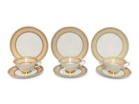 An Assembled Hutschenreuther Porcelain Dessert Service