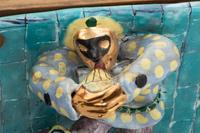 An Italian Ceramic Figural Plaque