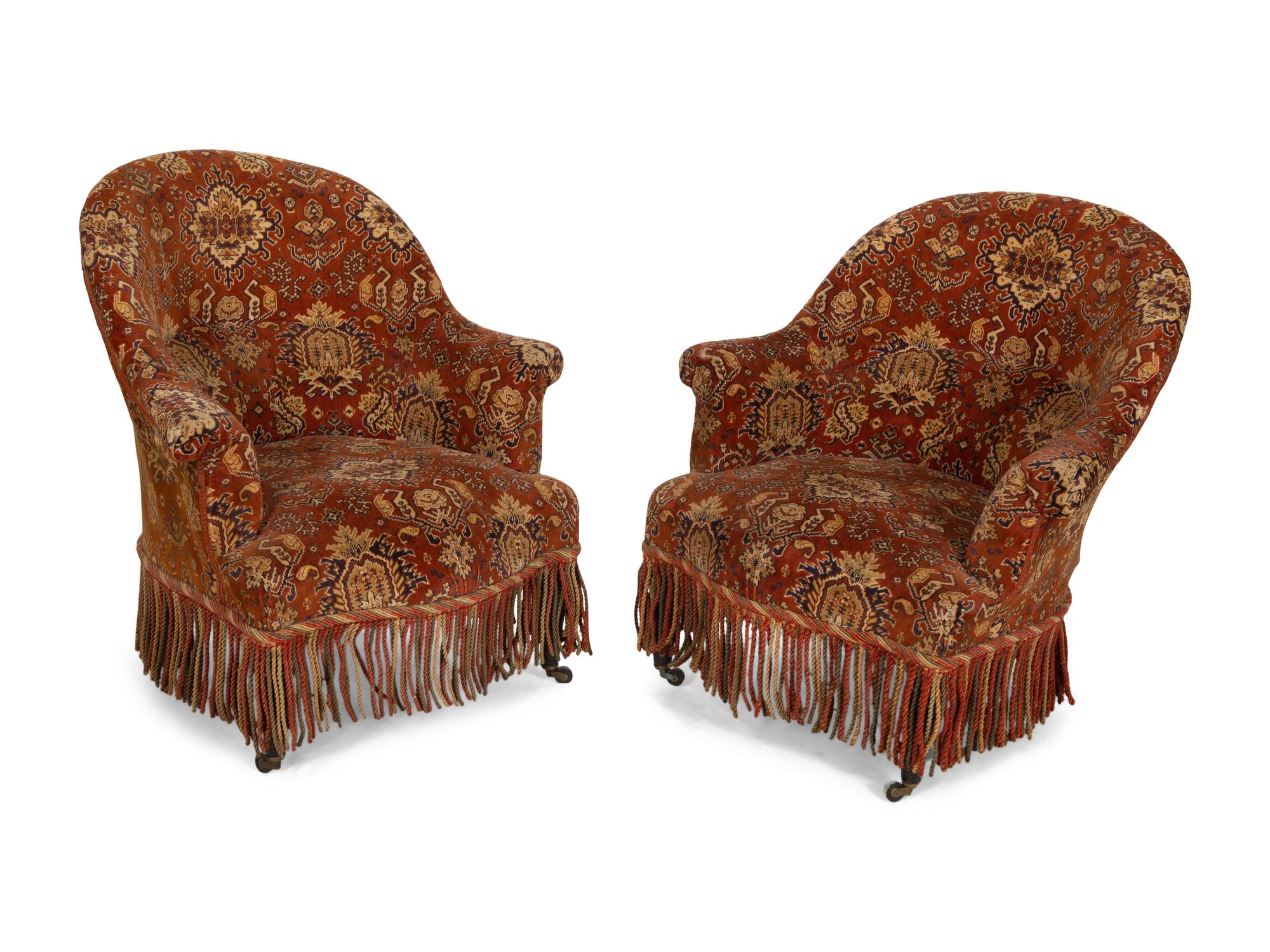 A Pair of English Armchairs