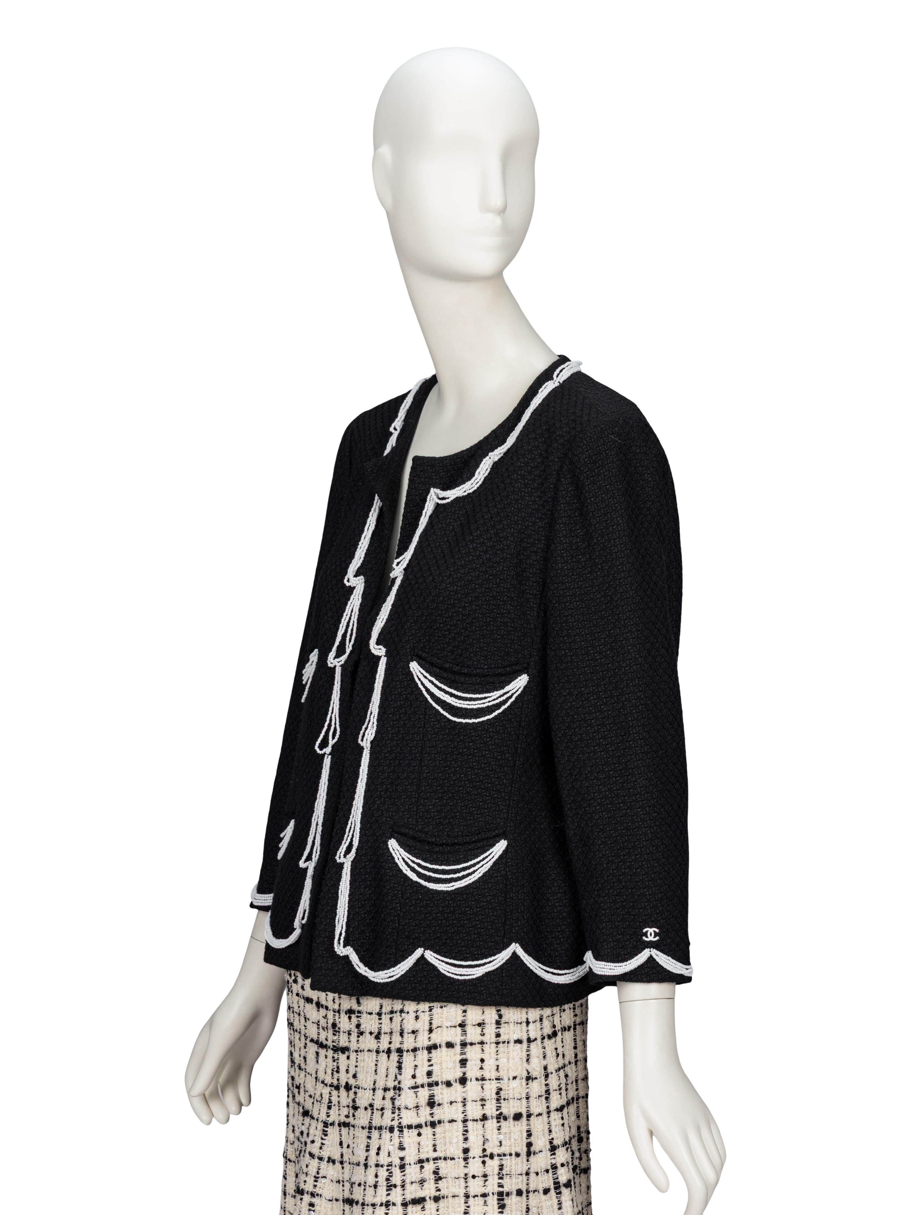 Chanel, Bead-Trimmed Tweed Jacket