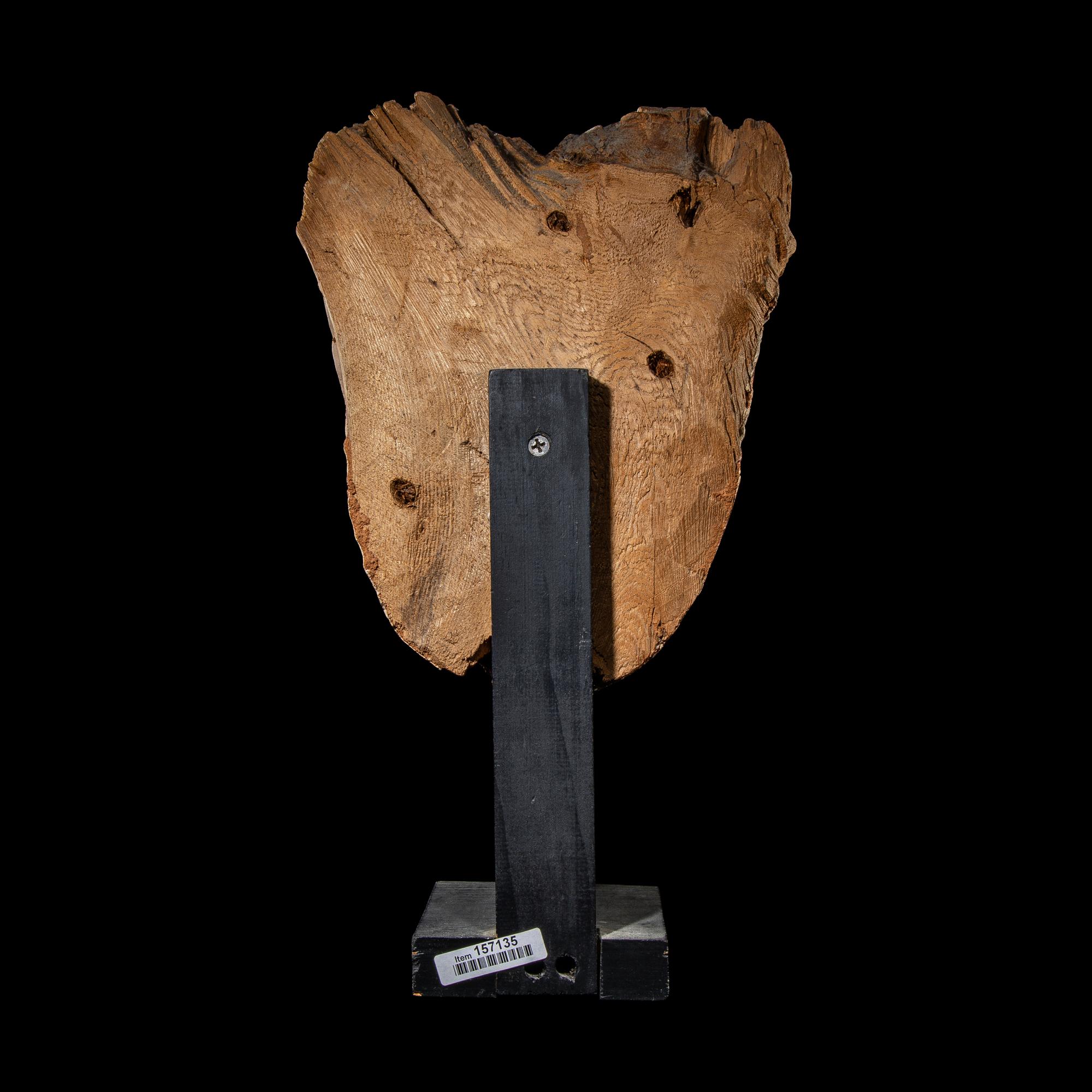 An Egyptian Painted Wood Mummy Mask